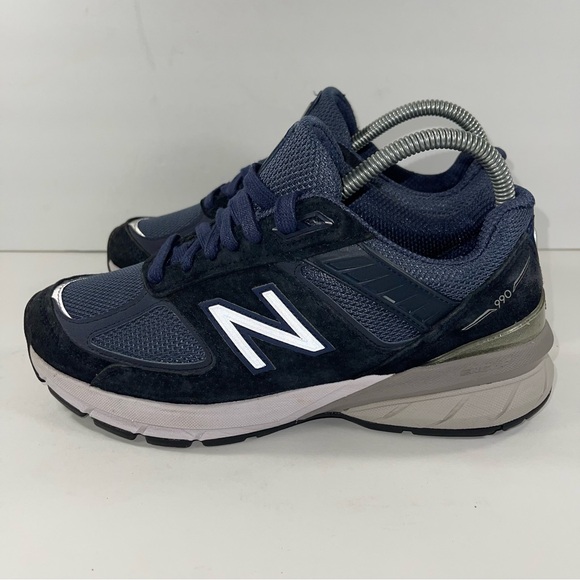 New Balance 990v5 Made in USA Blue Navy Running shoes Womens size 6.5 - Picture 3 of 8